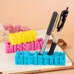 Celebrate Your Name in Color – Custom 3D Printed Pen Pot – A Thoughtful Desk Treasure for Loved Ones - Image 2