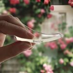 Embrace Your Story – Curved Sterling Silver Name Bar Necklace – A Cherished Keepsake for Her - Image 2