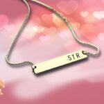 Carry Your Story Close – Sterling Silver Initial Bar Necklace – A Cherished Keepsake for Loved Ones - Image 3