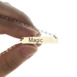 Carry Your Story Close – Sterling Silver Nameplate Bar Necklace with Meaningful Icons – A Treasure for Loved Ones - Image 3