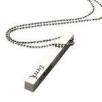 Carry Your Story Close – Four-Sided Sterling Silver Name Necklace – For Him, A Lasting Bond - Image 2