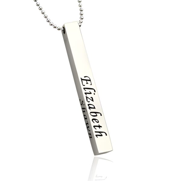 Personalized name necklace for him, carry your story