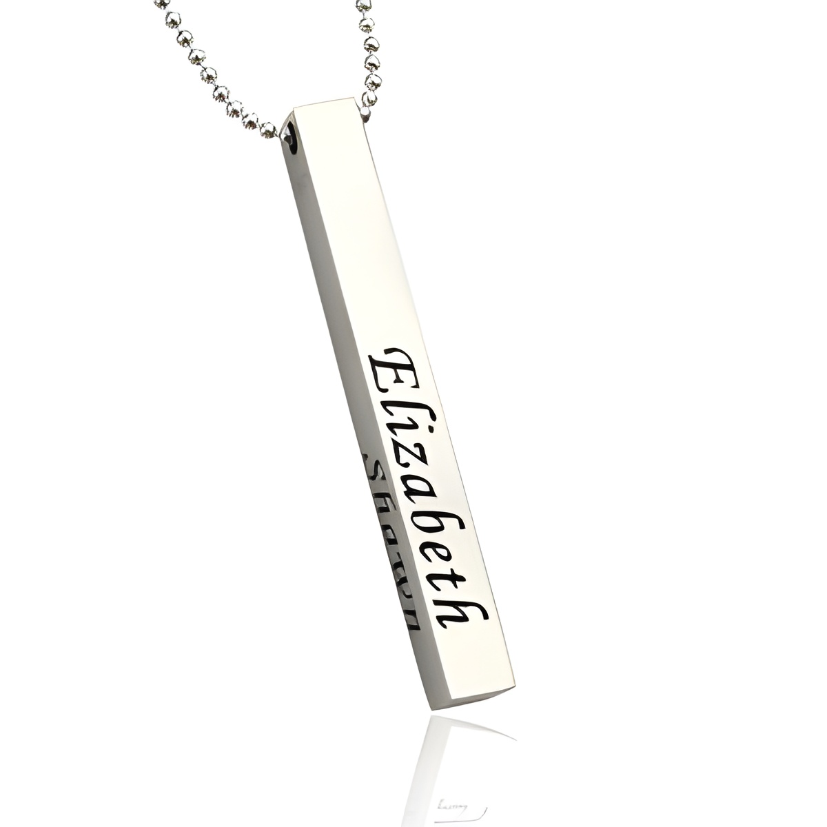 Personalized name necklace for him, carry your story
