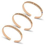rose gold birthstone engraved bangle for heartfelt moments