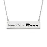 Mama Bear Bar Necklace for Mom, a heartfelt gift