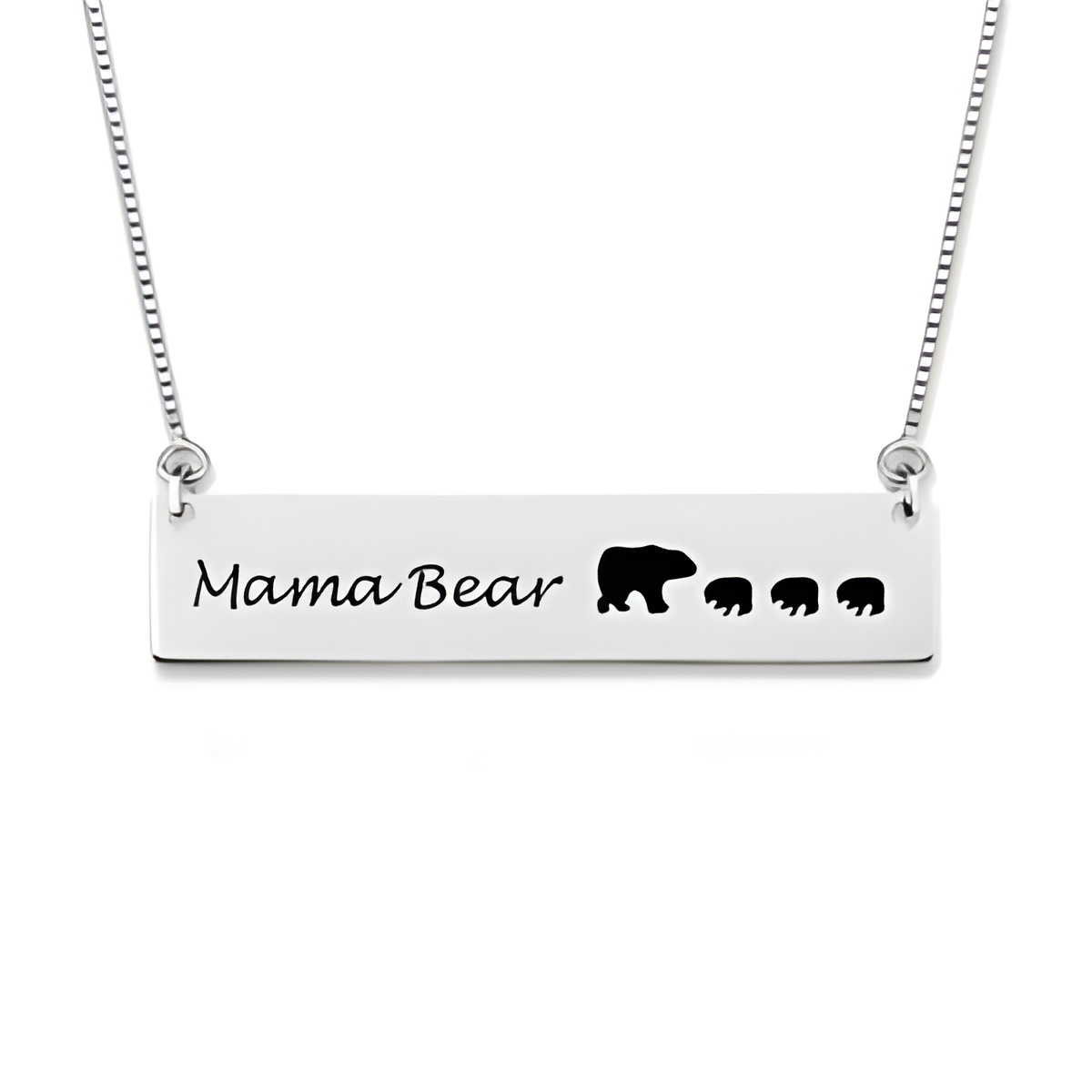 Mama Bear Bar Necklace for Mom, a heartfelt gift