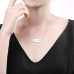 Embrace Your Story – Double Bar Necklace with Heart Cutout – For the One You Love - Image 5