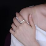 Embrace Every Moment – Engraved Sterling Silver Bar Ring with Birthstone – A Cherished Token for Loved Ones - Image 4