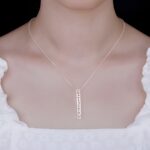 Embrace Your Story – Sterling Silver 3D Bar Necklace – A Cherished Keepsake for Loved Ones - Image 4