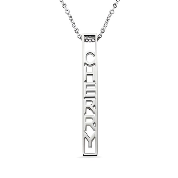 Personalized sterling silver necklace for heartfelt moments