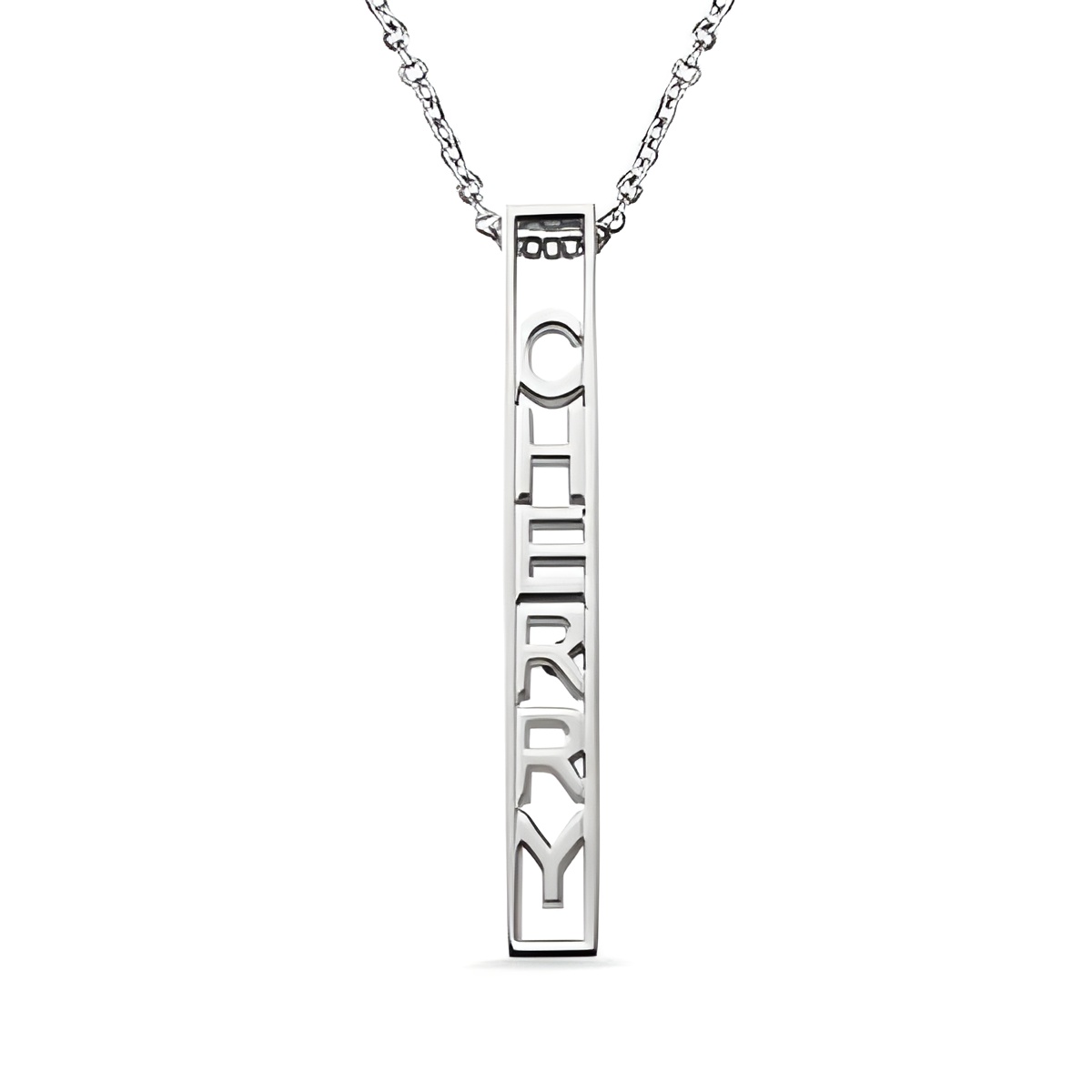 Personalized sterling silver necklace for heartfelt moments