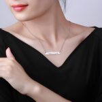 Embrace Your Story – Hand-Stamped Hammered Bar Necklace in Sterling Silver – A Timeless Treasure for Loved Ones - Image 4