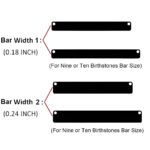 Embrace Your Story – Heart and Birthstone Bar Necklace – A Timeless Treasure for Her - Image 2