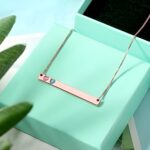 Embrace Your Story – Heart and Birthstone Bar Necklace – A Timeless Treasure for Her - Image 8