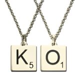 Carry Your Story – Sterling Silver Scrabble Letter Necklace – A Thoughtful Keepsake for Loved Ones - Image 2