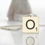 Carry Your Story – Sterling Silver Scrabble Letter Necklace – A Thoughtful Keepsake for Loved Ones - Image 3
