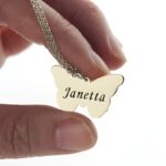 Embrace Freedom and Grace – Butterfly Name Necklace – A Cherished Keepsake for Her - Image 3