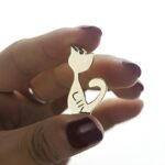 Carry Love Close – Silver Cat Name Charm Necklace – A Cherished Keepsake for Kids - Image 3