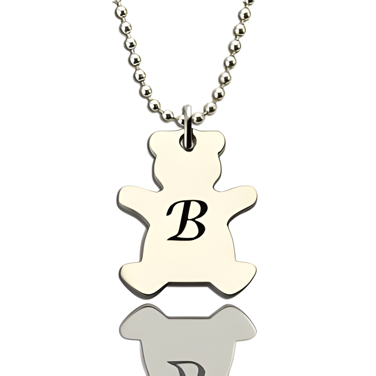 Personalized teddy bear necklace for childhood memories