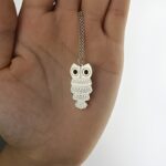 Embrace Wisdom and Wonder – Birthstone Owl Name Necklace – A Cherished Keepsake for Girls - Image 3