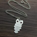 Embrace Wisdom and Wonder – Birthstone Owl Name Necklace – A Cherished Keepsake for Girls - Image 4