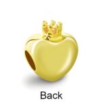 Crowned with Love – Engraved Birthstone Heart Charm – A Timeless Treasure for Cherished Moments - Image 2