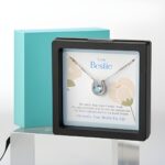 Custom horseshoe birthstone necklace for cherished moments