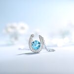 Carry Fortune Close to Heart – Custom Horseshoe Birthstone Necklace – A Timeless Token of Luck for Her - Image 2