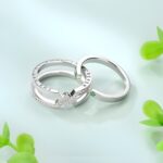 Embrace Eternal Love – Custom Birthstone Knot Ring – A Timeless Treasure for Her - Image 4