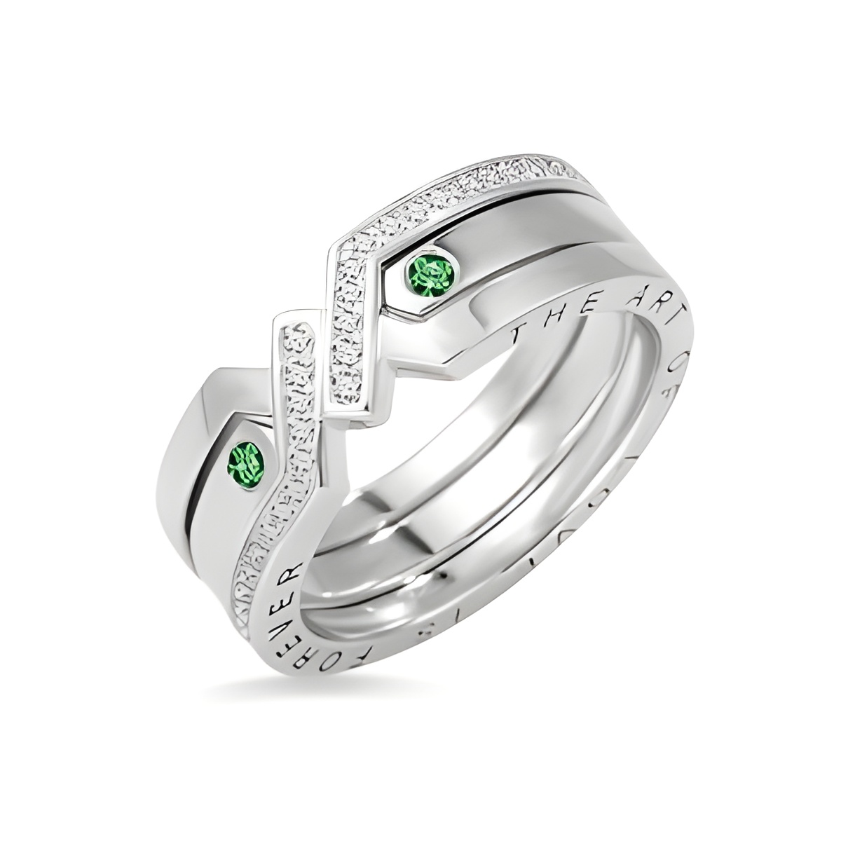 Custom birthstone knot ring for eternal love