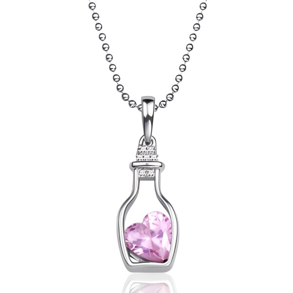 Sterling Silver Birthstone Necklace for cherished souls