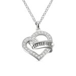 Heart-shaped gem necklace for her, a timeless treasure