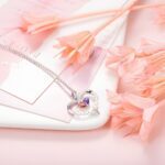 Twined Hearts of Love – Engraved Birthstone Necklace – For Cherished Couples and Timeless Bonds - Image 6