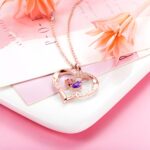 Twined Hearts of Love – Engraved Birthstone Necklace – For Cherished Couples and Timeless Bonds - Image 8