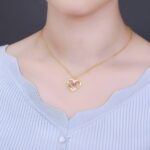 Twined Hearts of Love – Engraved Birthstone Necklace – For Cherished Couples and Timeless Bonds - Image 9