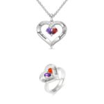 Embrace Eternal Connection – Intertwined Necklace & Ring Set – For Soulmates Sharing a Lifetime Bond - Image 3