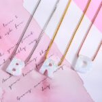 Embrace Timeless Elegance – Natural Opal Letter Necklace – A Cherished Keepsake for Loved Ones - Image 2