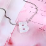 Embrace Timeless Elegance – Natural Opal Letter Necklace – A Cherished Keepsake for Loved Ones - Image 5