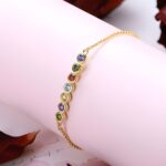 Embrace Your Story – Birthstone Sterling Silver Bracelet – A Timeless Treasure for Every Moment - Image 6