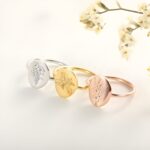 Embrace Your Birth Month’s Bloom – Engraved Birth Flower Sterling Silver Ring – A Cherished Keepsake for Loved Ones - Image 2