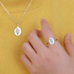 Embrace Your Birth Month’s Bloom – Engraved Birth Flower Sterling Silver Ring – A Cherished Keepsake for Loved Ones - Image 3