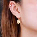 Embrace Your Story – Sterling Silver Birth Flower Earrings – A Tender Keepsake for Her - Image 4