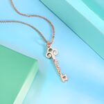 Unlock Endless Affection – Sterling Silver Name Necklace with Birthstone – A Cherished Gift for Her - Image 8
