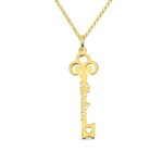 Unlock Your Story – Key-Shaped Name Necklace – A Symbol of Deep Connection for Loved Ones - Image 2
