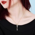 Unlock Her Heart – Dangle Birthstone Name Necklace – A Timeless Treasure for Her - Image 7