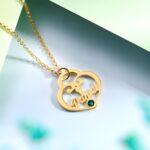 Lock Your Love in Time – Birthstone Name Necklace – A Tender Keepsake for Your Beloved - Image 4