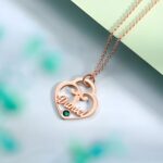 Lock Your Love in Time – Birthstone Name Necklace – A Tender Keepsake for Your Beloved - Image 5