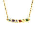 Carry Their Light – Six-Birthstone Necklace – A Heartfelt Tribute for Loved Ones - Image 3