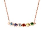Carry Their Light – Six-Birthstone Necklace – A Heartfelt Tribute for Loved Ones - Image 4