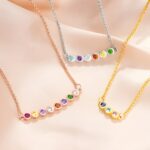 Carry Their Light – Six-Birthstone Necklace – A Heartfelt Tribute for Loved Ones - Image 5